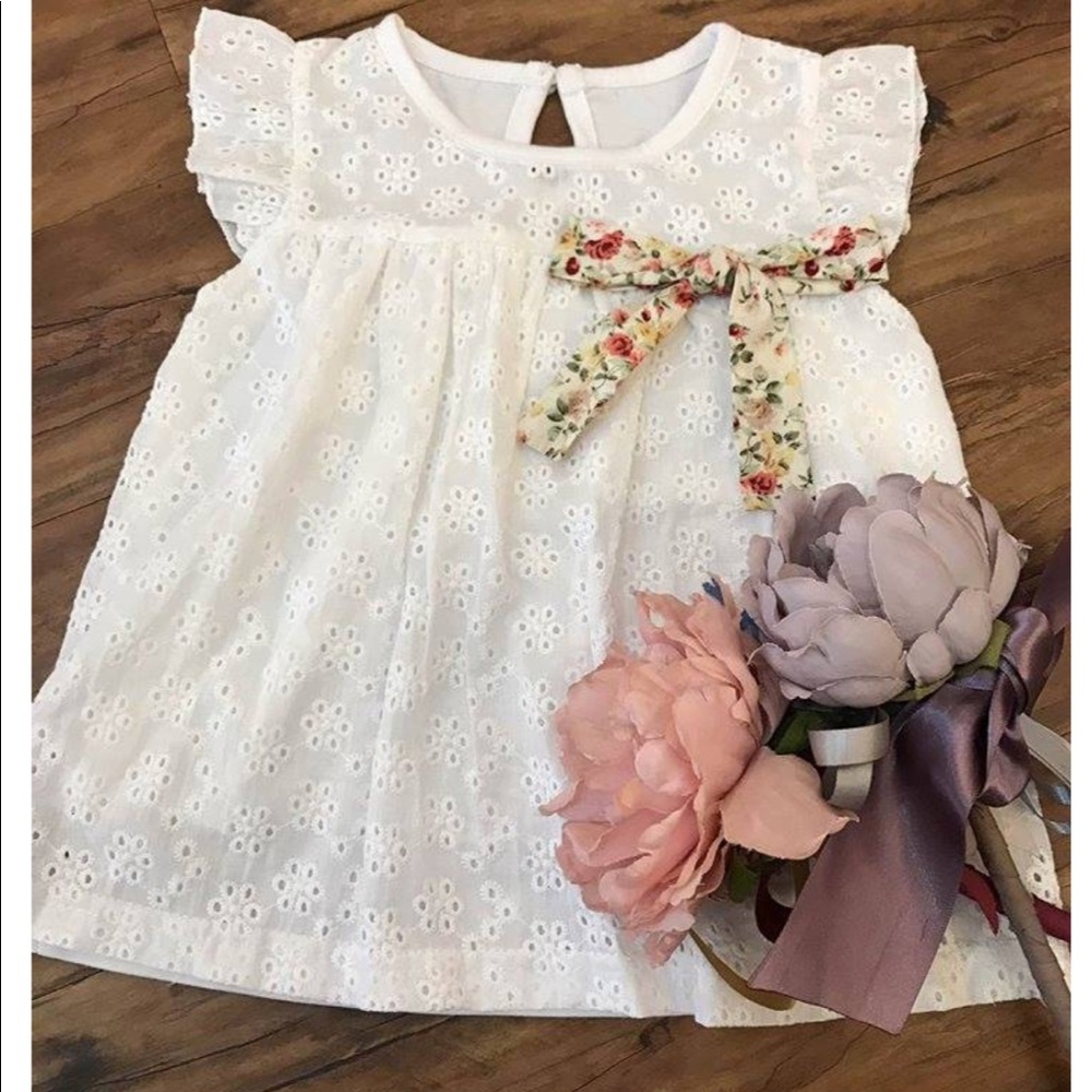 White lace dress